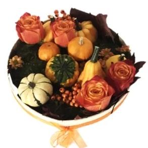 Mini Pumpkin Arrangement in Box