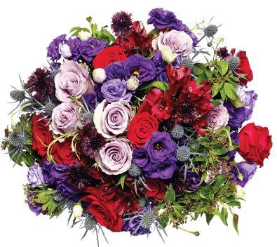 Mistical Burgundy Opal Bouquet