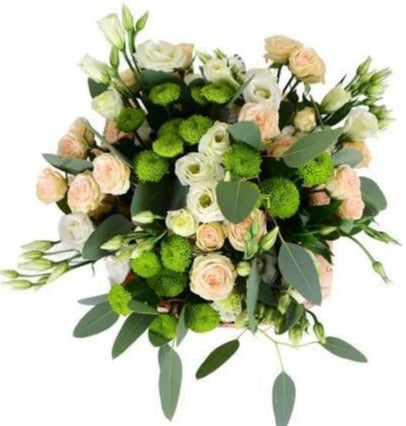 Peach & Green Harmony Bouquet